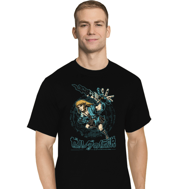 Daily_Deal_Shirts T-Shirts, Tall / Large / Black The Swordsman