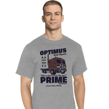 Load image into Gallery viewer, Daily_Deal_Shirts T-Shirts, Tall / Large / Sports Grey Optimus Garage
