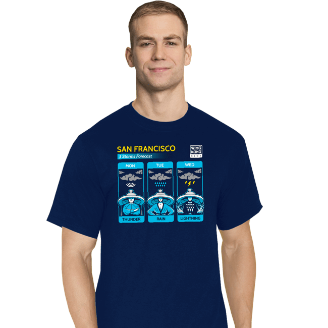 Secret_Shirts T-Shirts, Tall / Large / Navy Three Storms