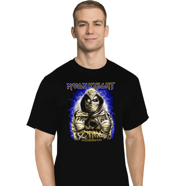 Secret_Shirts T-Shirts, Tall / Large / Black POWER MOON