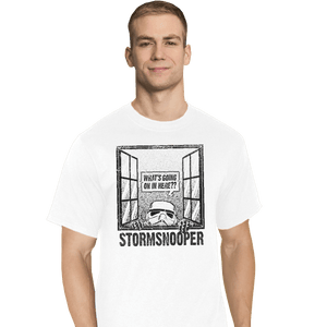 Shirts T-Shirts, Tall / Large / White Storm Snooper