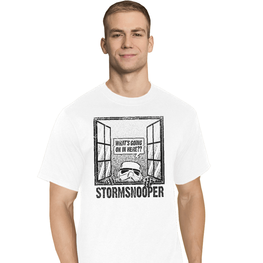 Shirts T-Shirts, Tall / Large / White Storm Snooper