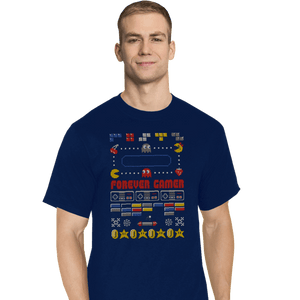 Shirts T-Shirts, Tall / Large / Navy A Very Gamer Christmas