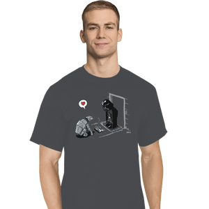 Shirts T-Shirts, Tall / Large / Charcoal Cat-At's New Gift