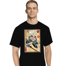 Load image into Gallery viewer, Daily_Deal_Shirts T-Shirts, Tall / Large / Black Pirate Hunter Woodblock
