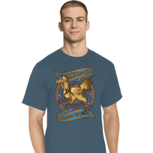 Load image into Gallery viewer, Last_Chance_Shirts T-Shirts, Tall / Large / Indigo Blue Chocobo Racer
