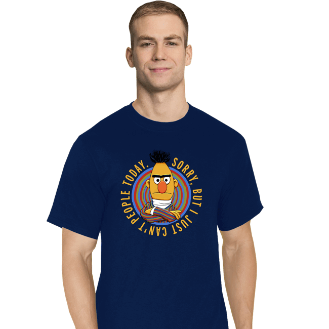 Shirts T-Shirts, Tall / Large / Navy I Can't People Today