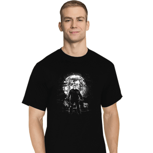 Shirts T-Shirts, Tall / Large / Black Moonlight Jason