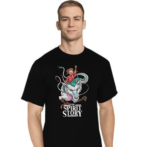 Secret_Shirts T-Shirts, Tall / Large / Black The Spirit Story