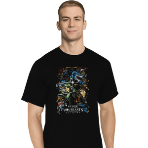 Secret_Shirts T-Shirts, Tall / Large / Black Super '90s Beasts Extreme
