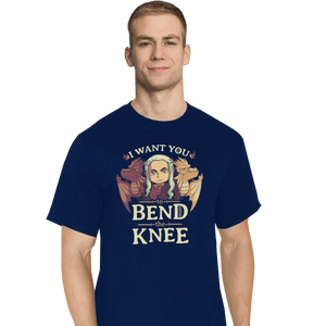 Shirts T-Shirts, Tall / Large / Navy Bend The Knee