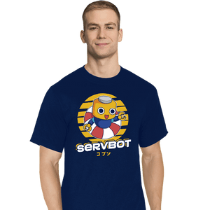 Shirts T-Shirts, Tall / Large / Navy Servbot Summer