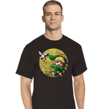 Load image into Gallery viewer, Shirts T-Shirts, Tall / Large / Black The Adventures Of Link
