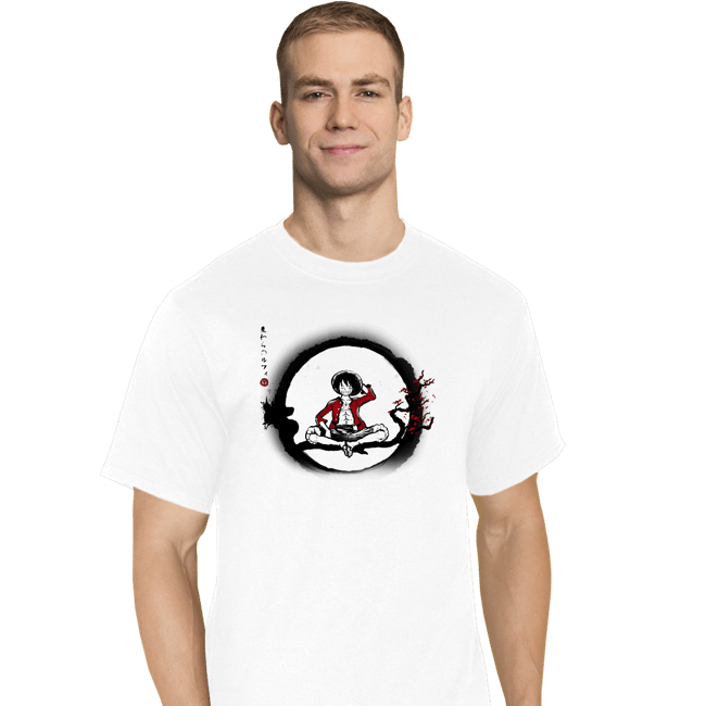Shirts T-Shirts, Tall / Large / White The Straw Hat Pirate