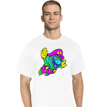 Load image into Gallery viewer, Secret_Shirts T-Shirts, Tall / Large / White Trip Mario
