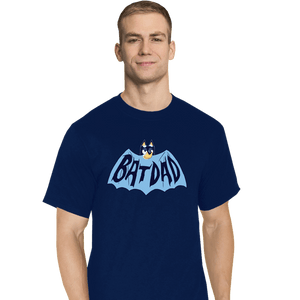 Daily_Deal_Shirts T-Shirts, Tall / Large / Navy Batdad