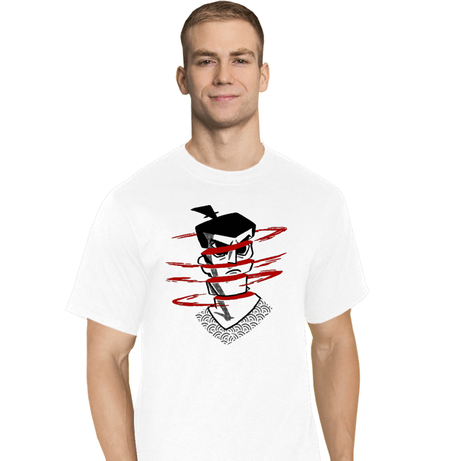 Shirts T-Shirts, Tall / Large / White Samura Slash