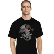 Load image into Gallery viewer, Shirts T-Shirts, Tall / Large / Black Dungeons In Dragons

