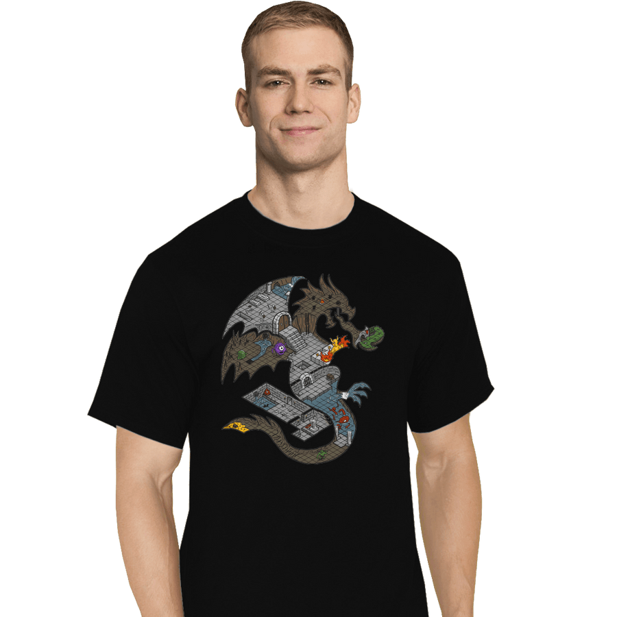 Shirts T-Shirts, Tall / Large / Black Dungeons In Dragons