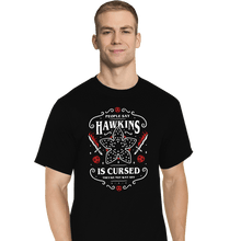 Load image into Gallery viewer, Daily_Deal_Shirts T-Shirts, Tall / Large / Black Hawkins Is Cursed
