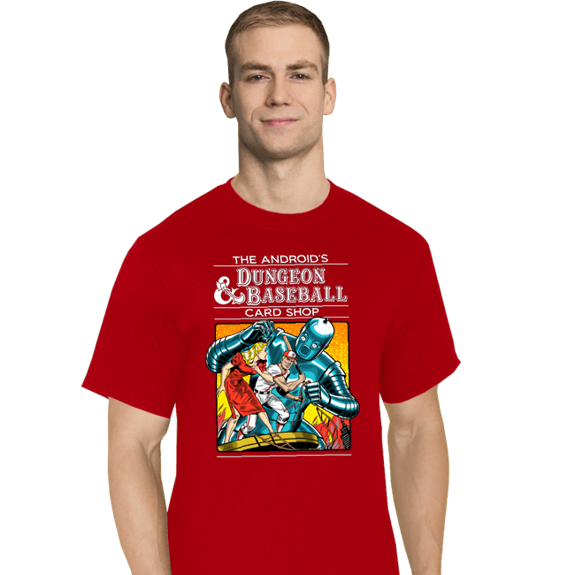 Daily_Deal_Shirts T-Shirts, Tall / Large / Red The Android's Dungeon & Baseball Card Shop