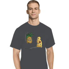 Load image into Gallery viewer, Shirts T-Shirts, Tall / Large / Charcoal Here&#39;s Pineapple
