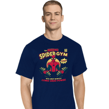 Load image into Gallery viewer, Daily_Deal_Shirts T-Shirts, Tall / Large / Navy The Amazing Spider-Gym
