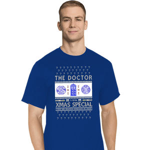 Shirts T-Shirts, Tall / Large / Royal Blue Doctor Ugly Sweater
