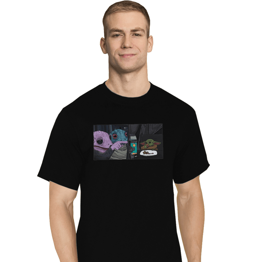 Secret_Shirts T-Shirts, Tall / Large / Black Frog Yelling At Child