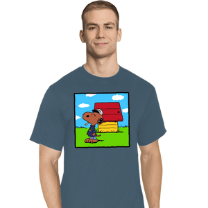 Secret_Shirts T-Shirts, Tall / Large / Indigo Blue DOGGY DOGG