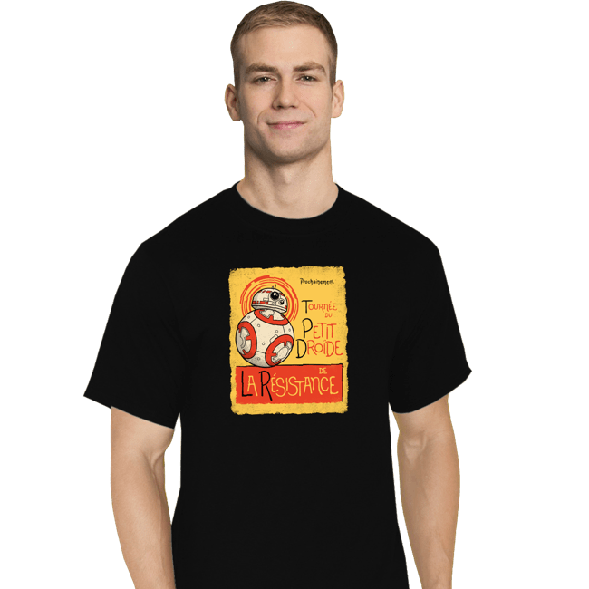 Shirts T-Shirts, Tall / Large / Black Tournee Du Petit Droide
