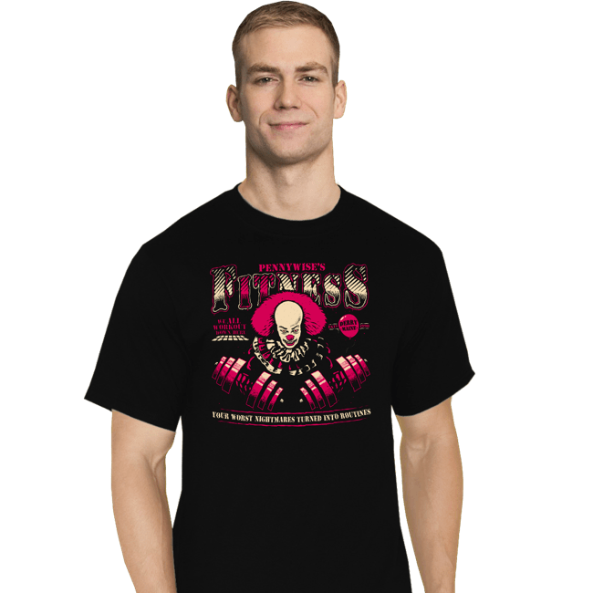 Daily_Deal_Shirts T-Shirts, Tall / Large / Black Pennywise's Fitness
