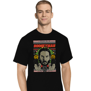 Shirts T-Shirts, Tall / Large / Black Boogeyman Xmas