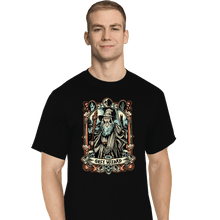 Load image into Gallery viewer, Daily_Deal_Shirts T-Shirts, Tall / Large / Black The Grey Wizard Crest
