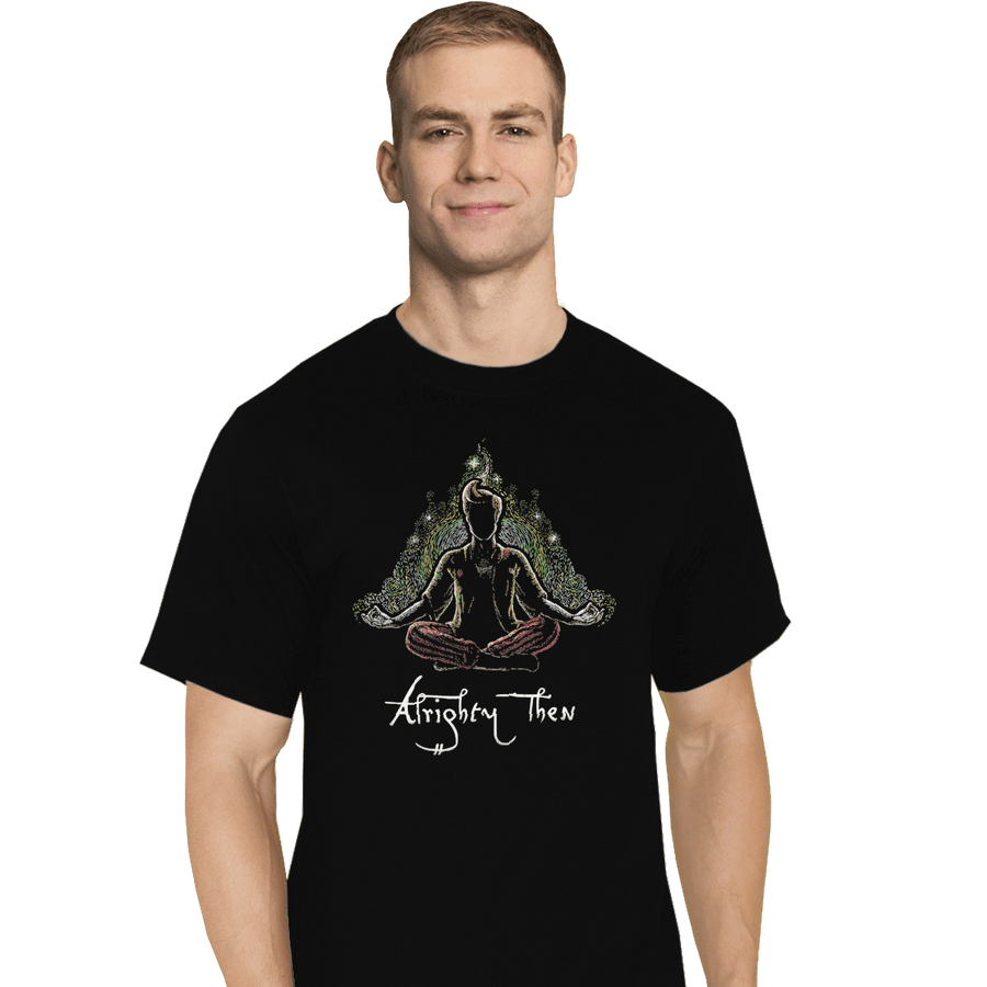 Shirts T-Shirts, Tall / Large / Black Alrighty Then