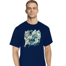 Load image into Gallery viewer, Daily_Deal_Shirts T-Shirts, Tall / Large / Navy Future Heroes
