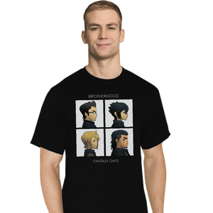 Shirts T-Shirts, Tall / Large / Black Brotherhood Fantasy Days