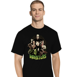 Shirts T-Shirts, Tall / Large / Black Monsters