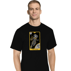 Shirts T-Shirts, Tall / Large / Black Tarot The Star