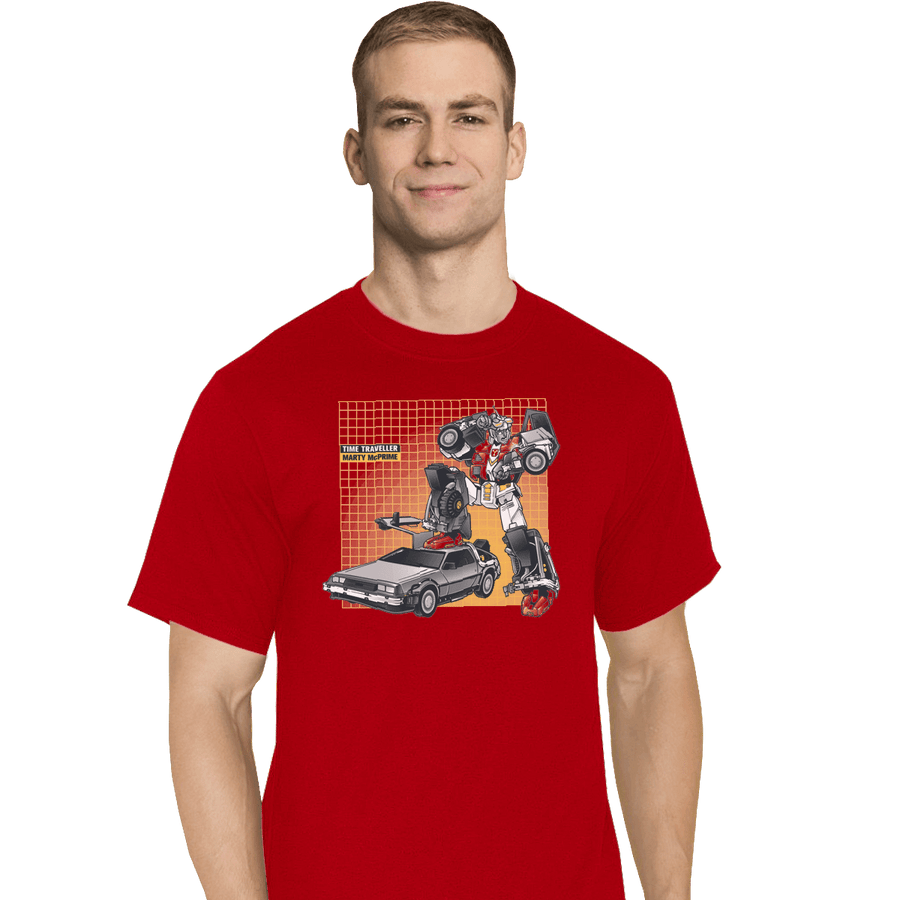 Shirts T-Shirts, Tall / Large / Red Marty McPrime