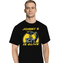 Load image into Gallery viewer, Secret_Shirts T-Shirts, Tall / Large / Black Johnny 5 Alive
