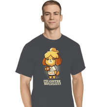 Load image into Gallery viewer, Shirts T-Shirts, Tall / Large / Charcoal Isabelle Coffee
