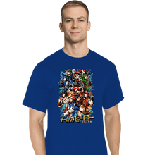 Load image into Gallery viewer, Daily_Deal_Shirts T-Shirts, Tall / Large / Royal Blue Nostalgic Heroes!
