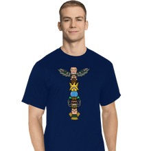 Load image into Gallery viewer, Daily_Deal_Shirts T-Shirts, Tall / Large / Navy Totem Of Villains
