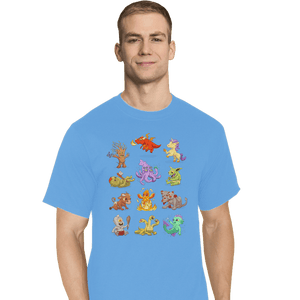 Shirts T-Shirts, Tall / Large / Royal Blue Diapers & Dragons
