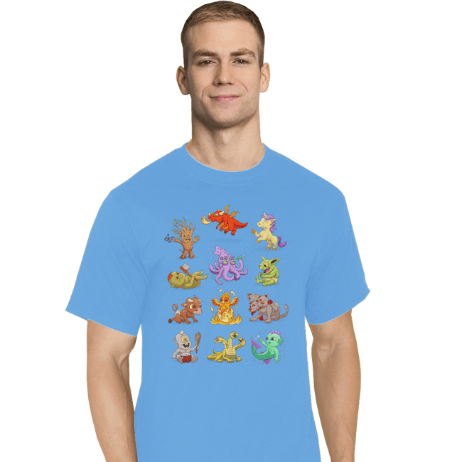 Shirts T-Shirts, Tall / Large / Royal Blue Diapers & Dragons