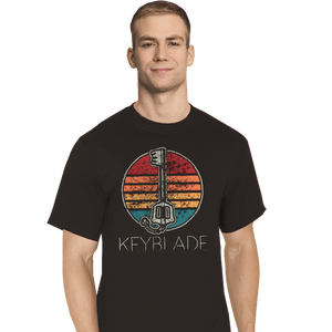 Shirts T-Shirts, Tall / Large / Black Retro Keyblade