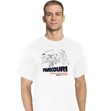 Load image into Gallery viewer, Daily_Deal_Shirts T-Shirts, Tall / Large / White Parkour!
