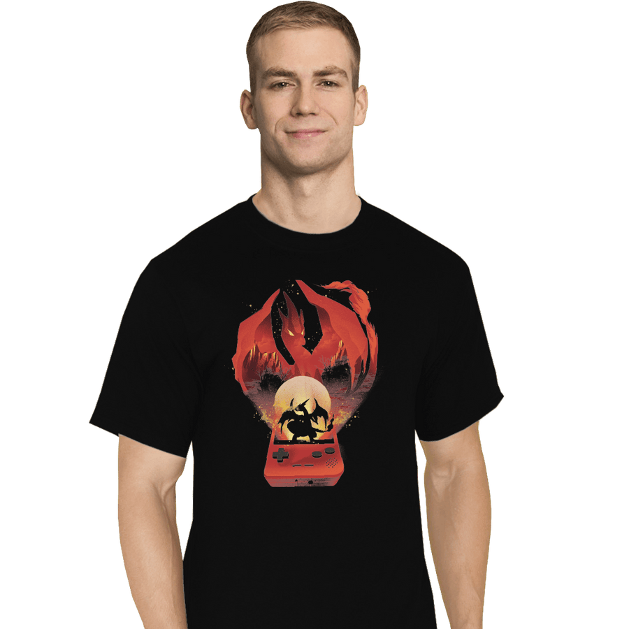 Shirts T-Shirts, Tall / Large / Black Red Pocket Gaming