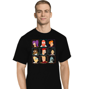 Daily_Deal_Shirts T-Shirts, Tall / Large / Black Moral Alignment Chart